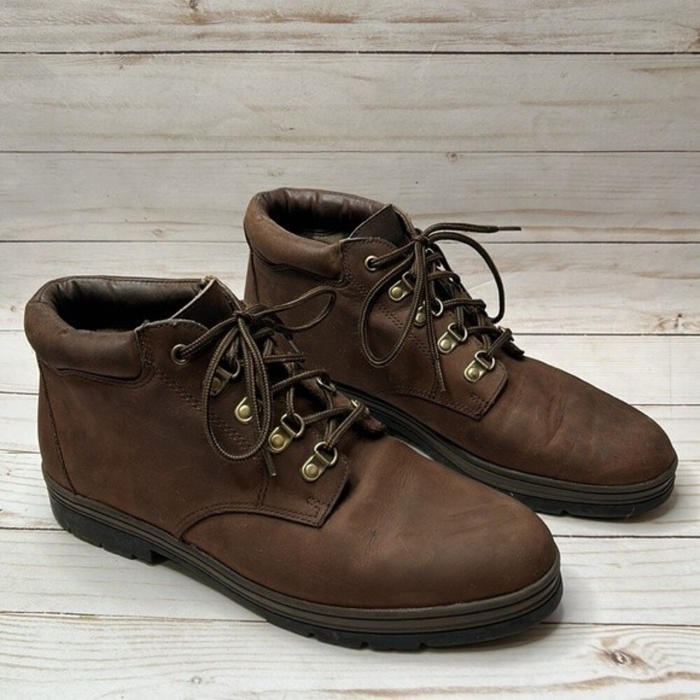 Vintage Bass Leather Ankle Boot Brown Size 9 M